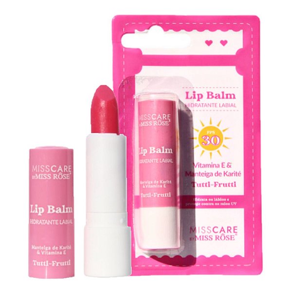 Miss Rose - LipBalm TuttiFruti Hidratante FPS30 MR037