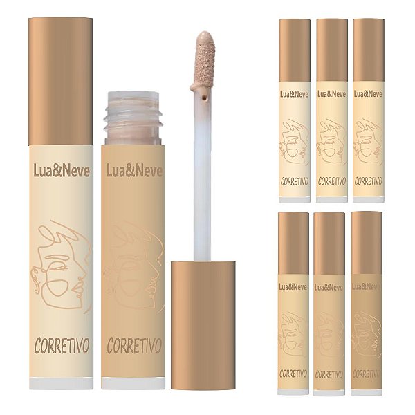 Lua e Neve - Corretivo Liquido LN02168 - Kit C/6 Und