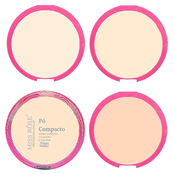 Miss Rose - Po compacto Tons Claros FPS15 MR055A - 4 Und