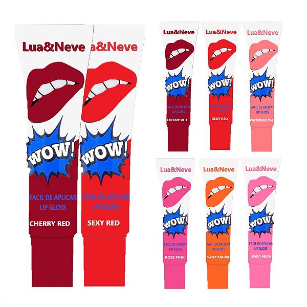 Lua&Neve - Lip Gloss WOW! LN02291 - Kit C/6 Und