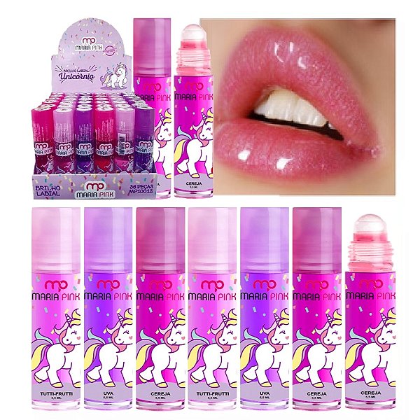 Maria Pink - Brilho Labial Unicornio MP10012 - 6 und