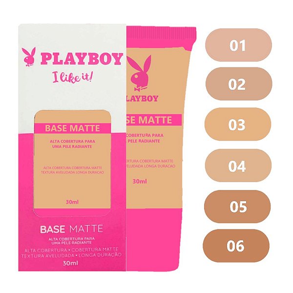 Playboy - Base Matte I Like It HB101231 - Kit C/6 Und