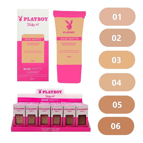 Playboy - Base Matte I Like It HB101231 - Kit C/24 Und
