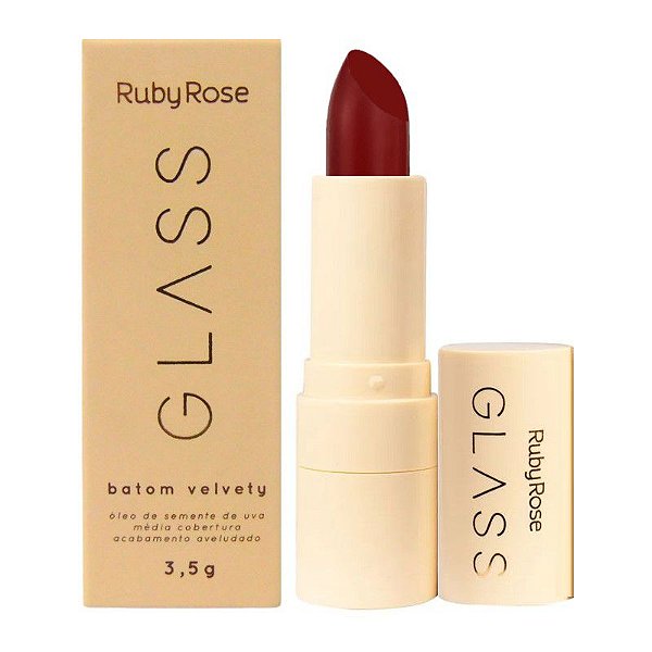 Ruby Rose - Batom Bala Velvety Glass HB548 - Cor 08