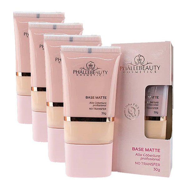 Phallebeauty - Base Matte Alta Cobertura PH0587 Cor 2 - 06 UND