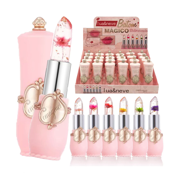 Lua e Neve - Batom Magico Hidratante Flor LN02250 - 24 UND
