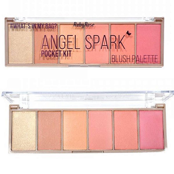 Ruby Rose - Paleta de Blush Pocket Angel Spark HB 6108