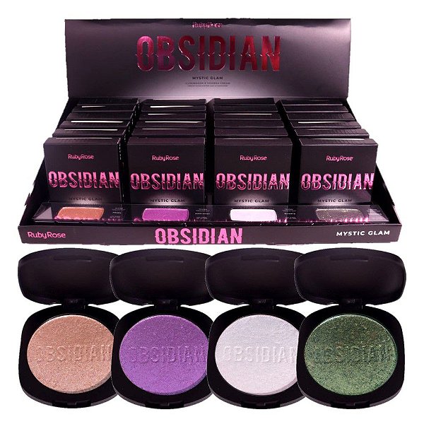 Ruby Rose - Iluminador Mystic Glam Obsidian HB2600 - 24 und