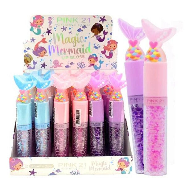 Pink 21 - Lip Gloss Magic Mermaid CS4197 - 24 Und