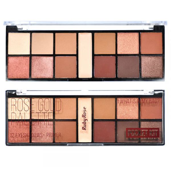 Ruby Rose - Paleta De Sombra Matte Nude Pocket Rose Gold HB 9951