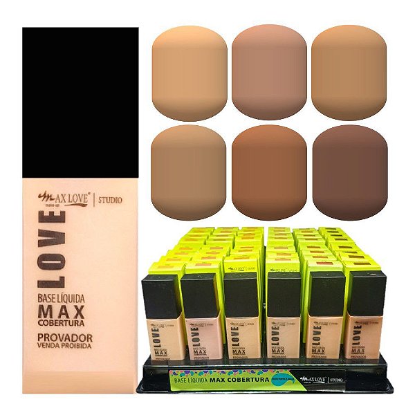 Max Love - Base Max Cobertura 506 a 511 - 48 Unid