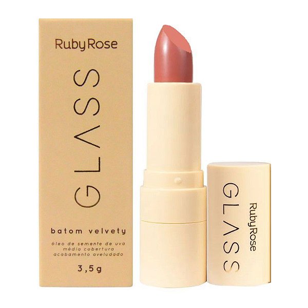 Ruby Rose - Batom Bala Velvety Glass HB548 C3 - 12 Un + Prov