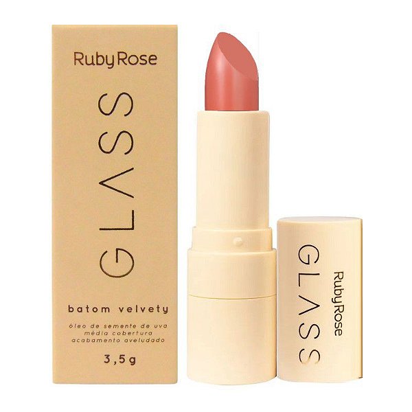 Ruby Rose - Batom Bala Velvety Glass HB548 C6 - 12 Un + Prov