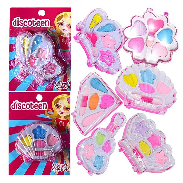 Discoteen - Estojo de Sombras com Aplicador HB103643 - 6 Und
