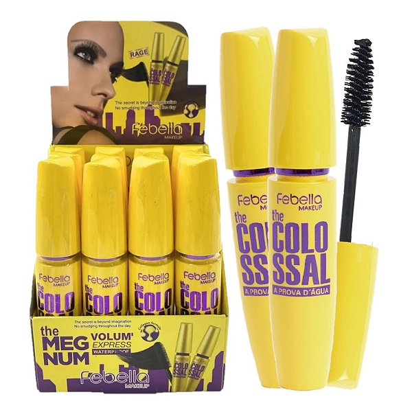 Febella - Mascara de Cilios Prova D'agua MA30415 - 12 Und