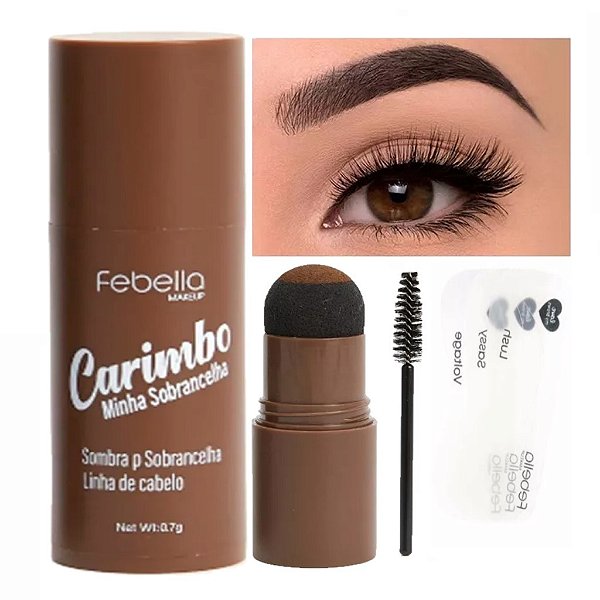 Febella - Carimbo Minha Sobrancelha Marrom SS2022 - UNIT