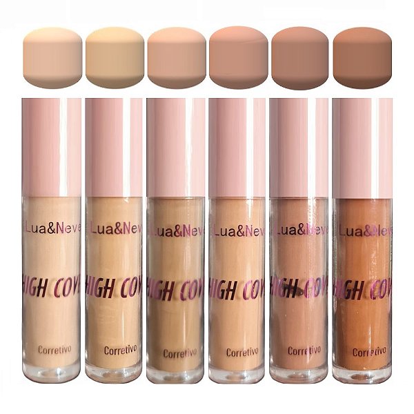 Lua&Neve - Corretivo High Cover LN01027 - 6 Und