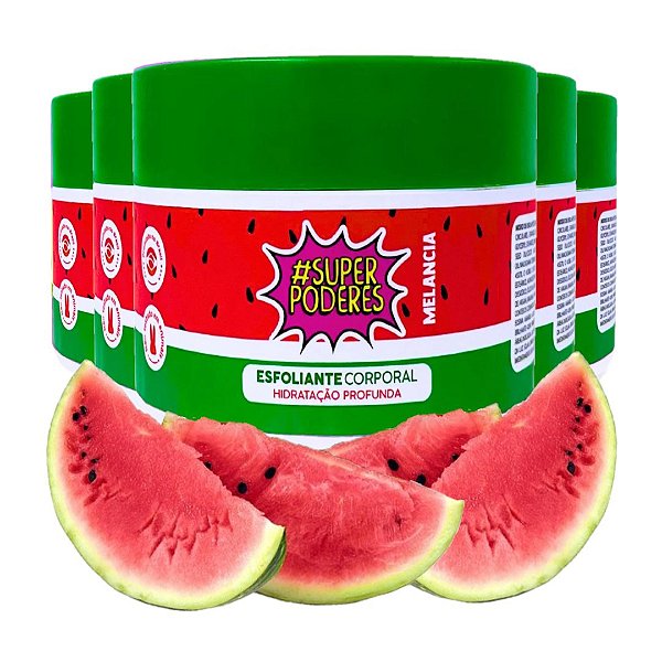 Super Poderes - Esfoliante Corporal Melancia - 6 Und