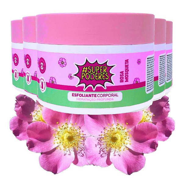 Super Poderes - Esfoliante Corporal Rosa Mosqueta - 6 Und