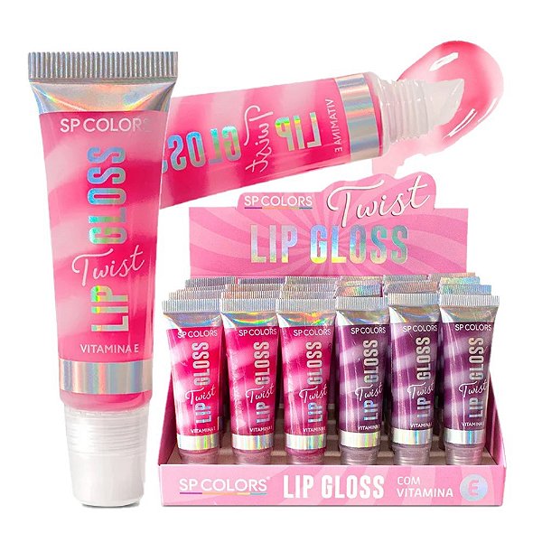 SP Colors - Lip Gloss Twist Vitamina E SP278 - 24 Und