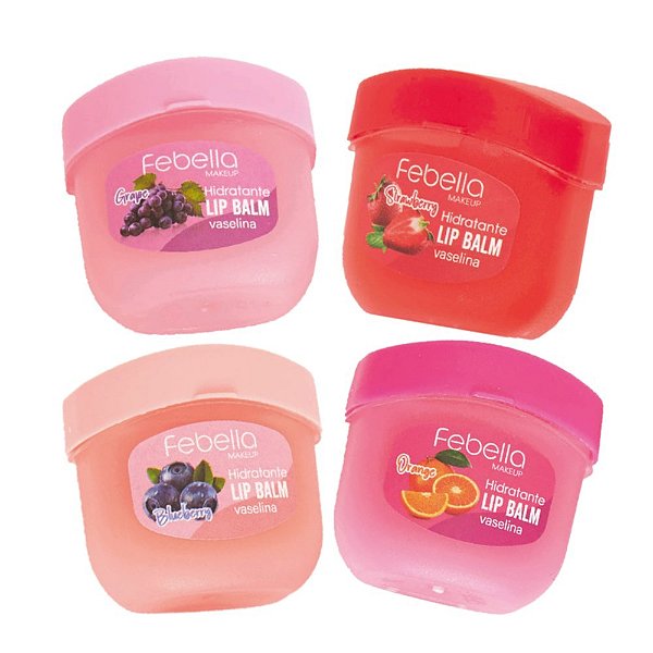 Febella - Lip Balm Frutas Potinho Hidratante LB7017