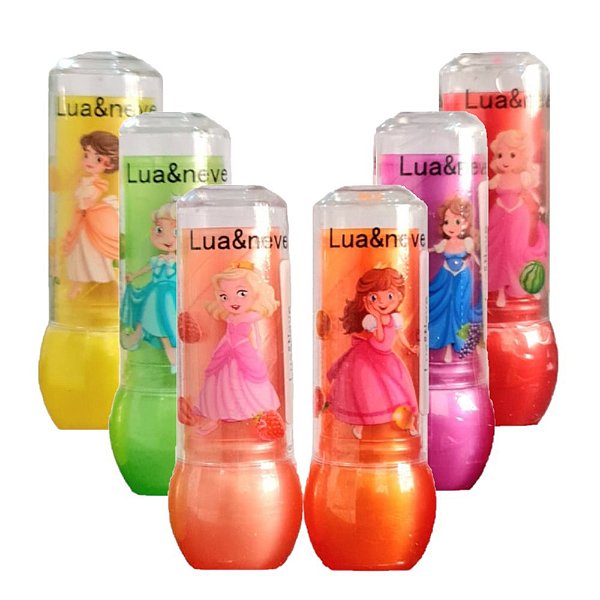 Lua e Neve - Lip Balm Frutas Princesas LN01060 - 06 Und