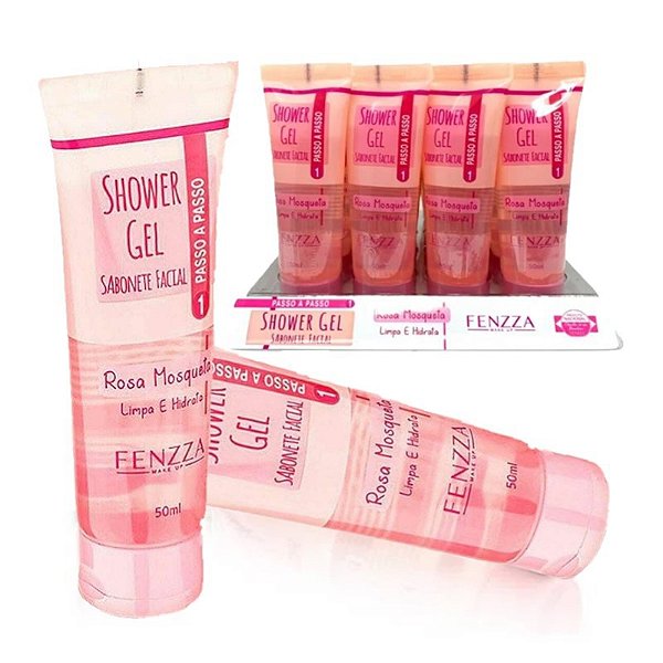 Fenzza - Sabonete Facial Rosa Mosqueta Shower Gel - 16 Und