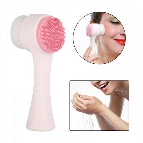 Hello Mini - Escova Dupla de Limpeza Facial 3D BM037 - UNIT