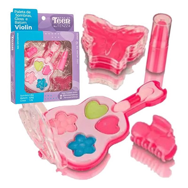 Fenzza Teen - Kit De Maquiagem Infantil Violin - 6 Kits