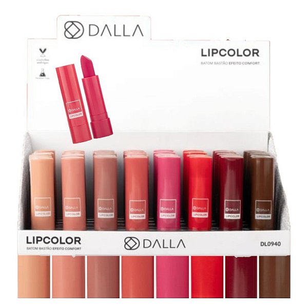 Dalla - Batom Bastao Lipcolor Confort DL0940 - 40 Und