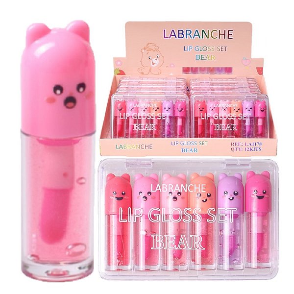 Labranche - Lip Gloss Set Bear Kit c/ 6 LA1178 - 12 Kits