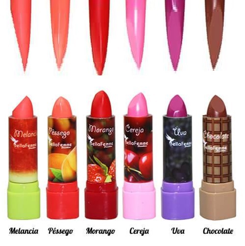 Bella Femme - Batom Fruit Matte BF10025 - 10 Und