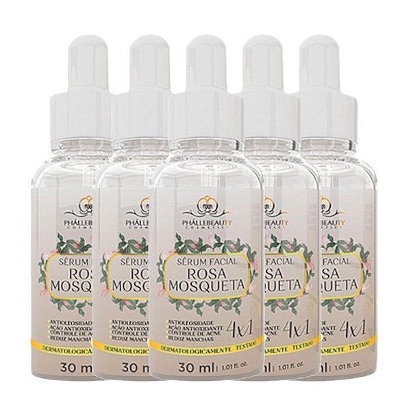 Phallebeauty - Serum Rosa Mosqueta 4 em 1 PH0559 - 6 Und