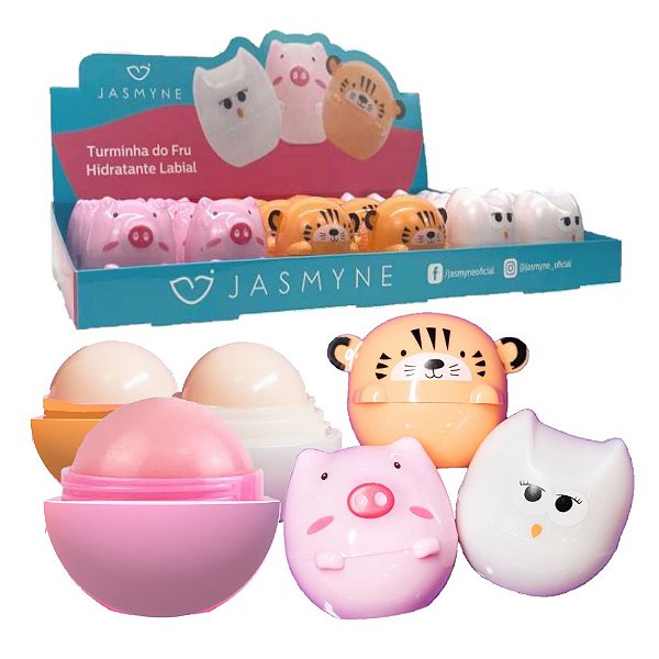 Jasmyne - Hidratante Labial Turminha do Fru JS01116 - 24 Und