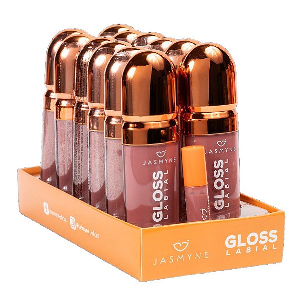 Jasmyne - Gloss Labial Cor 3 JS011303 - 12 Und