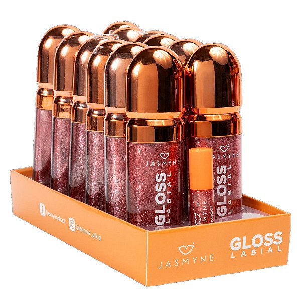 Jasmyne - Gloss Labial Cor 7 JS011307 - 12 Und