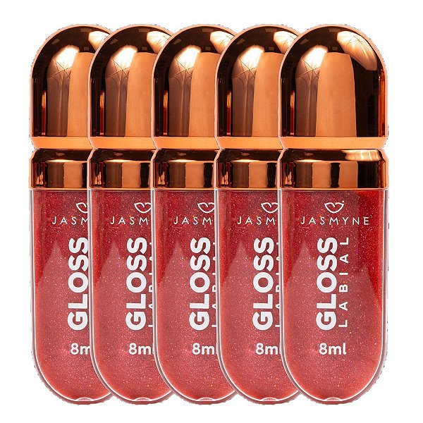 Jasmyne - Gloss Labial Cor 8 JS011308 - 6 Und
