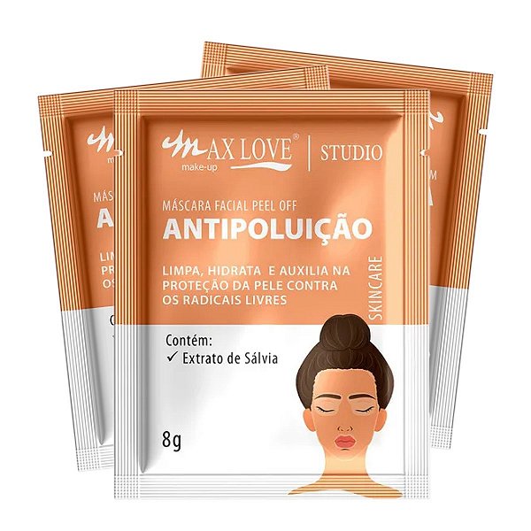 Max Love - Mascara Facial Peel Off Antipoluicao - UNIT