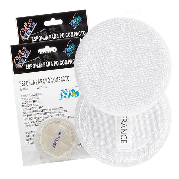 Miss France - Esponja para Po Compacto MF5881 - 12 Und