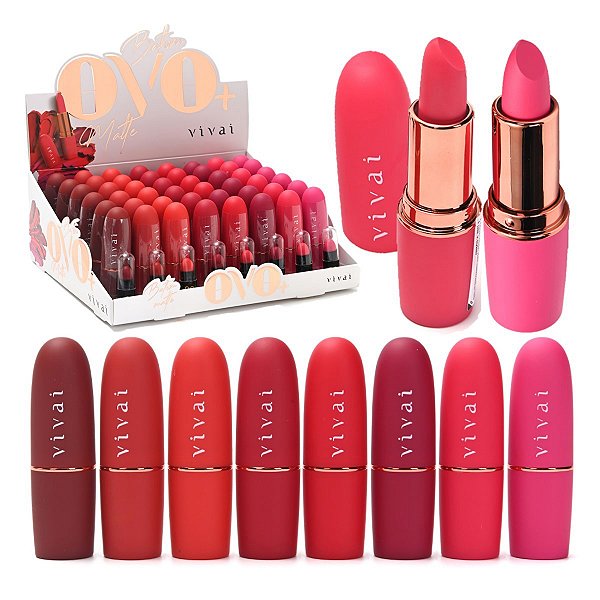 Vivai - Batom Matte Ovo 3205 - 48 Unid