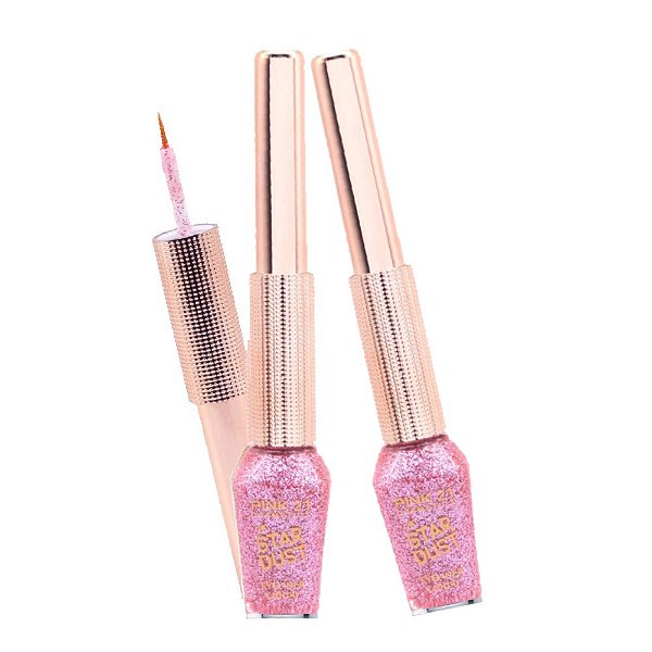 Pink 21 - Delineador Colorido Glitter Rosa CS3951 - UNIT
