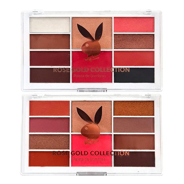 Playboy - Paleta de Sombra Rose Gold A e B HB102985 - 2 Und