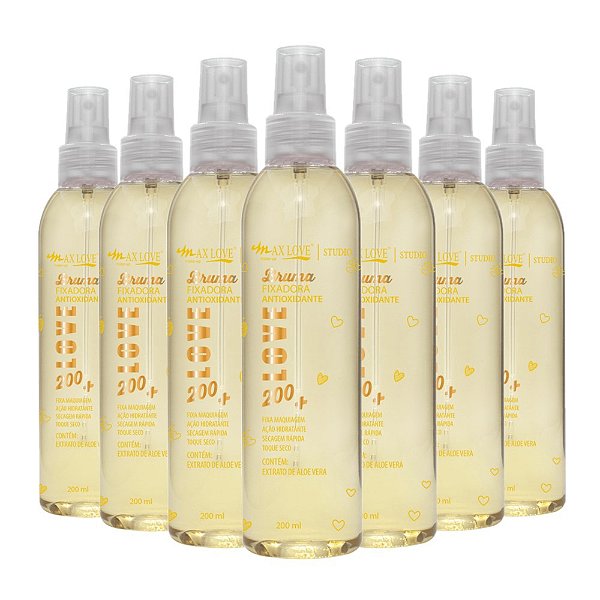 Max Love - Bruma Fixadora Antioxidante Aloe Vera - 6 Und