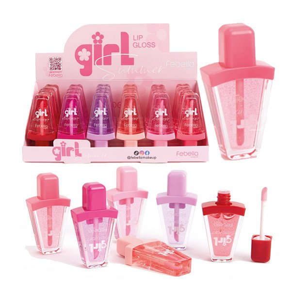 Febella - Lip Gloss Melancia Summer LG40521 - 24 Und