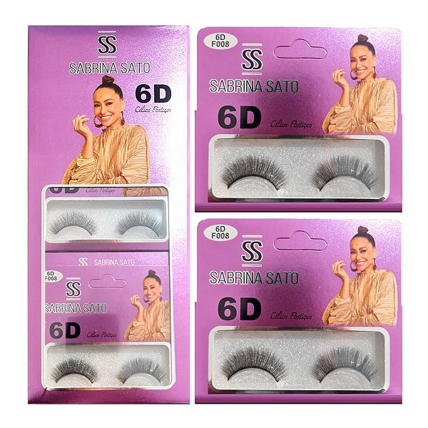 Sabrina Sato - Cilios Posticos 6D SS2987 - 10 Pares
