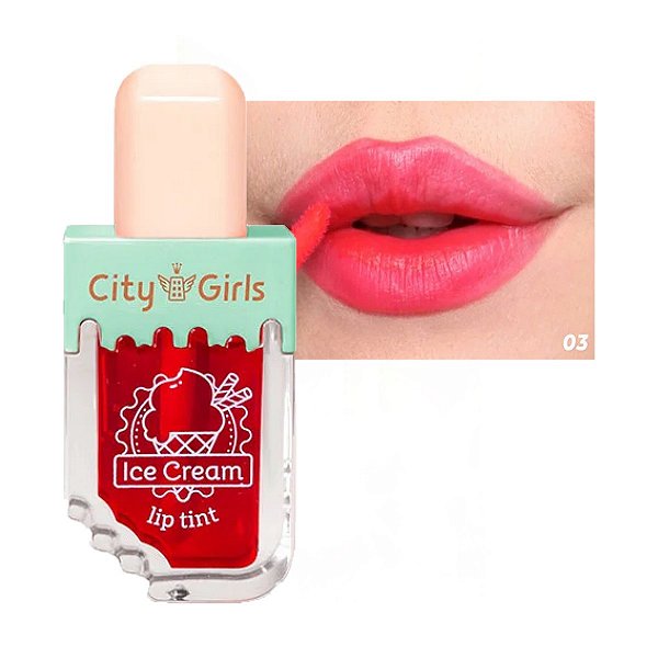City Girls - Lip Tint Sorvetinho Ice Cream CG343 - Menta