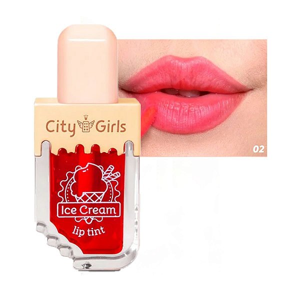 City Girls - Lip Tint Sorvetinho Ice Cream CG343 - Baunilha