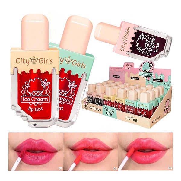City Girls - Lip Tint Sorvetinho Ice Cream CG343 - 24 Und