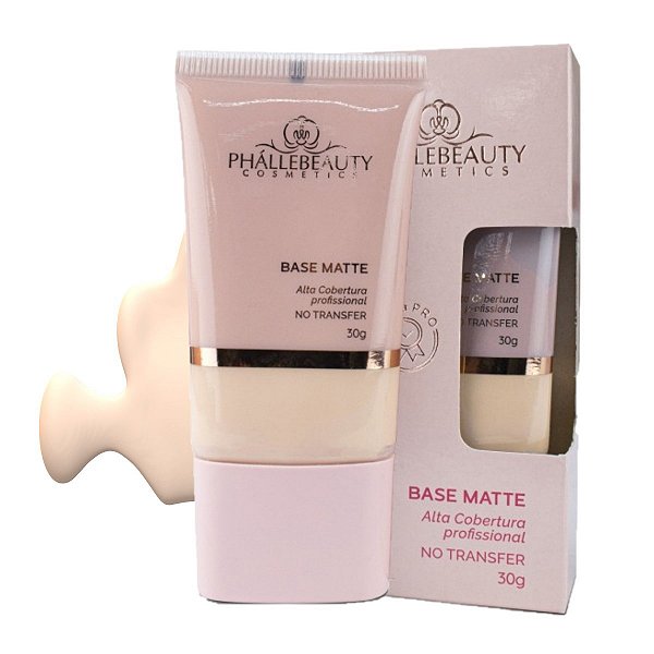 Phallebeauty - Base Matte Alta Cobertura Profissional PH0586 Cor 1