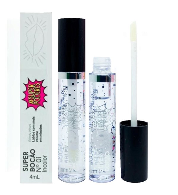 Super Poderes - Gloss Super Bocao N1 Incolor GSBSP - UNIT